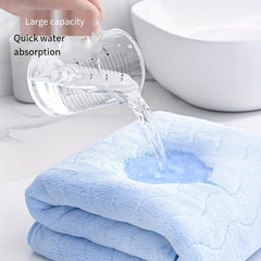 Soft Coral Fleece Bath Towel, Absorbent, Skin-friendly, 27x56.5 inches