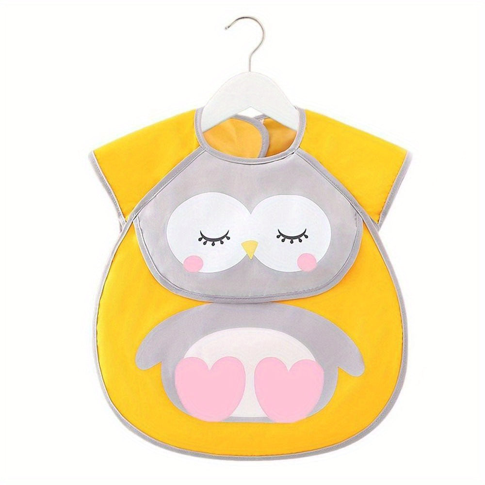 Cartoon Adjustable Baby Bibs Animal Pattern Waterproof Saliva Dripping Bib