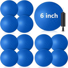 15 24 Cm Dodgeball Bouncy Playground Ball Inflatable Kickball Handball Soft Rubb