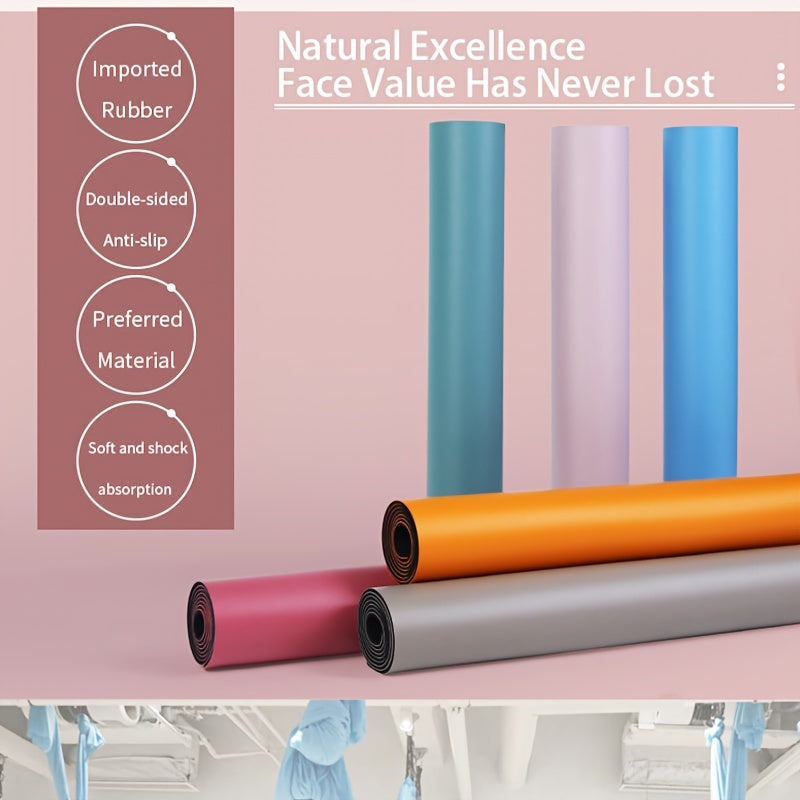 PU Non slip Yoga Mat For Men And Women Training