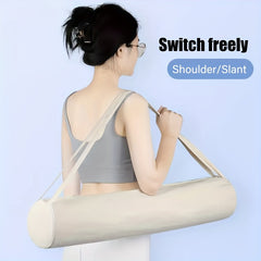 Canvas Yoga Mat Bag With Pockets for Fitness and Yoga