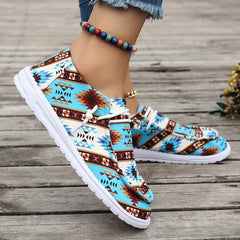 Comfortable Walking Shoes Lightweight Low Top Travel Sport Flat Shoes