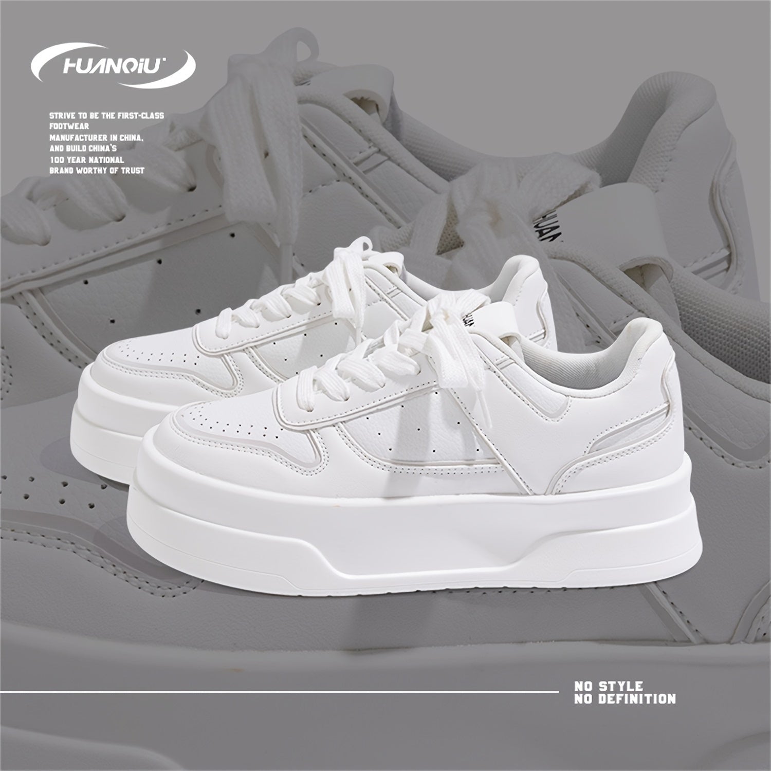 Women's Non-Slip Skate Shoes Lightweight Flatform Shoes