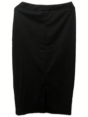 Back Split Bodycon Skirt for Women