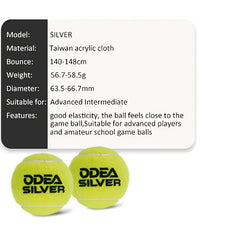 ODEA Pressureless Tennis Balls for Durable Play