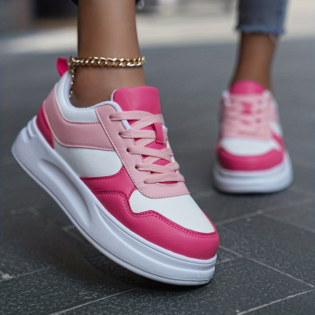 Casual Skateboard Shoes Thick Sole Versatile Board Shoes