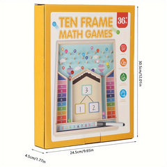 Bamboo Number Decomposition Roller Educational Toy