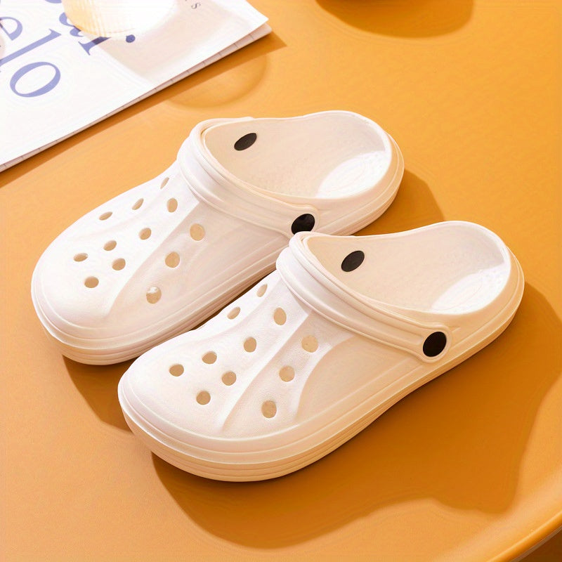 Unisex Lightweight Comfy Clogs Hollow Out Non Slip Garden Shoes