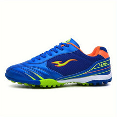 Men's Turf Football Boots Anti skid Breathable Lace Up Soccer Cleats