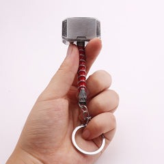 Hammer Keychain Metal Keyring Car Pendant Accessories