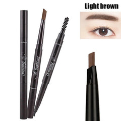 Waterproof Natural Makeup Eyebrow Pencil Double Heads Long-lasting