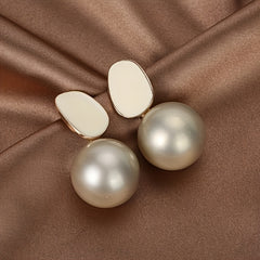 Faux Pearl Earrings Retro Party Jewelry Holiday Gift For Women