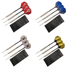 3pcs Aluminum Rod Dart Needle Set Carved Design