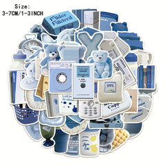 50pcs Graffiti Stickers for Helmets Laptops Water Cup Decoration