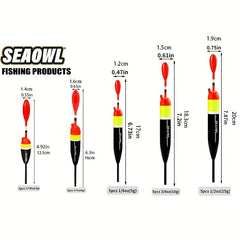 3pcs Fishing Slip Float Kit For Crappie Panfish Trout Bass Fishing