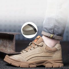 Men's Work Safety Shoes Steel Toe Ankle Boots