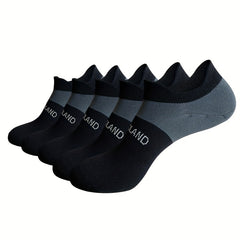 Men's Compression Ankle Socks Soft Nylon Striped Short Socks