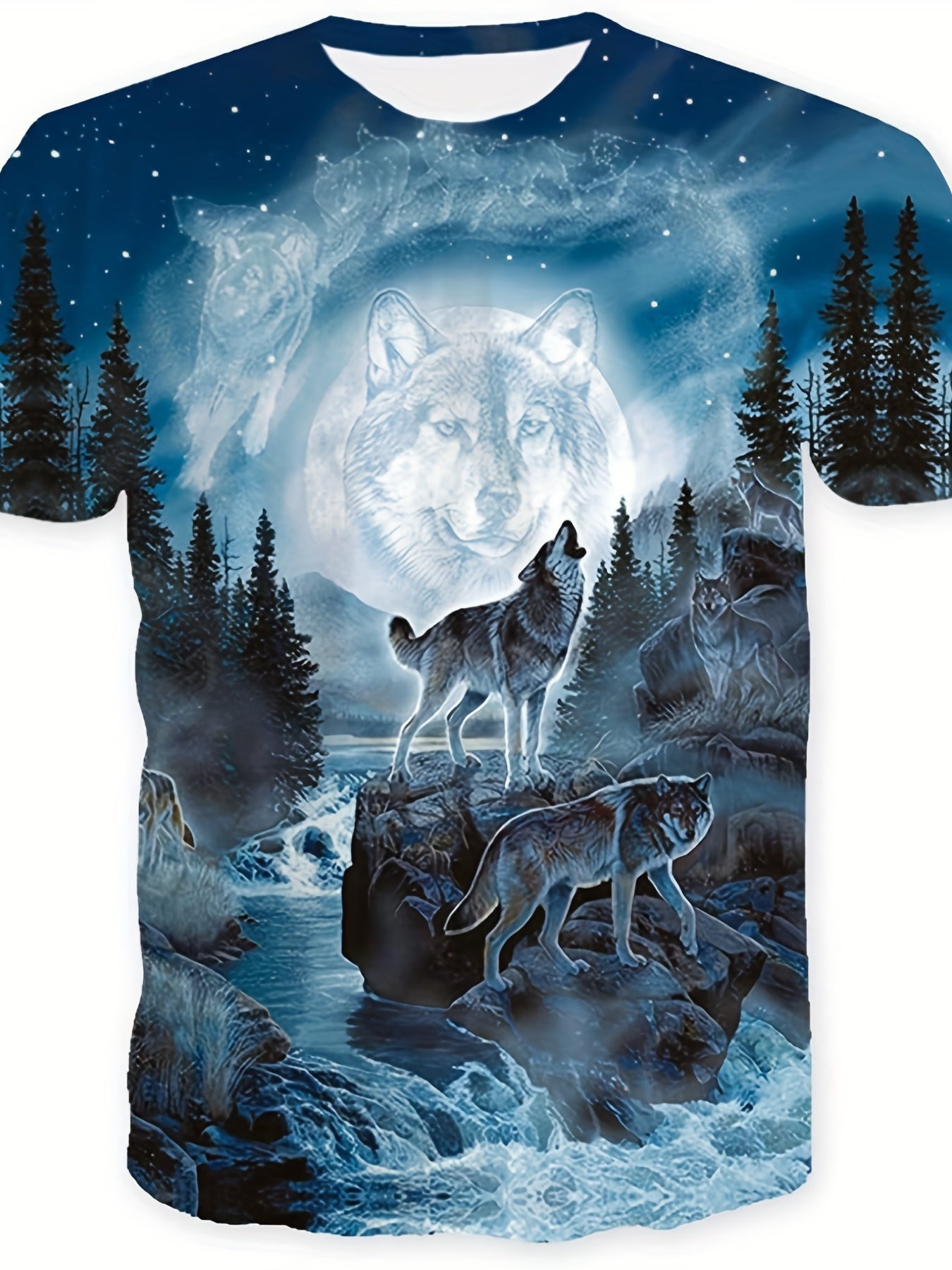Men's Splatter Graphic T Shirt for Summer Outdoor Activities