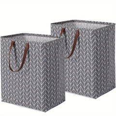MAQIAO 2 Pcs Laundry Hamper 72L Collapsible Large Square Laundry Basket
