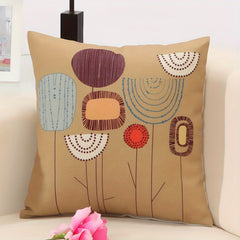 Bohemian Sofa Bed Pillowcase Nordic Style Texture Retro Art Pillowcase Cover