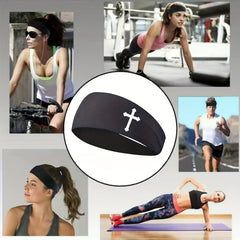 Unisex Sports Headband for Running Cycling Yoga Elastic Quick Dry Sweatband