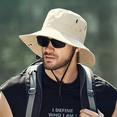 Wide Brim Sun Hat for Men Women Outdoor Fisherman Hat