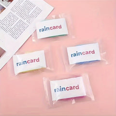 4pcs Portable Disposable Raincoats for Hiking and Cycling