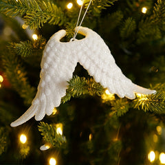 Christmas Tree Hanging Ornaments Snowflake Angel Deer Pendants