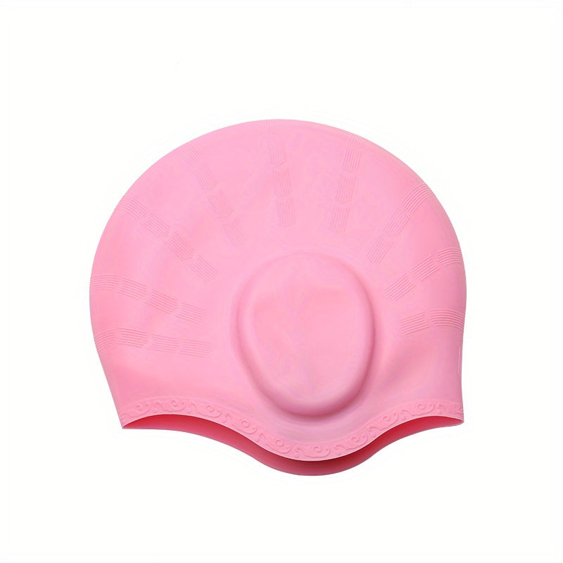 Silicone Swimming Cap for Men and Women - Perfect Fit and Hair Protection