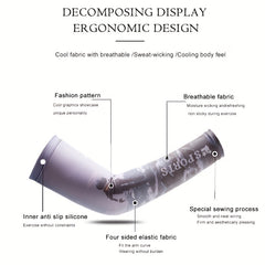UV Protection Cooling Arm Sleeves for Outdoor Sports
