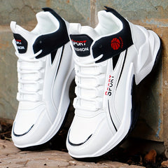 Men's High Top Basketball Shoes Comfy Non Slip Lace Up Durable Sneakers