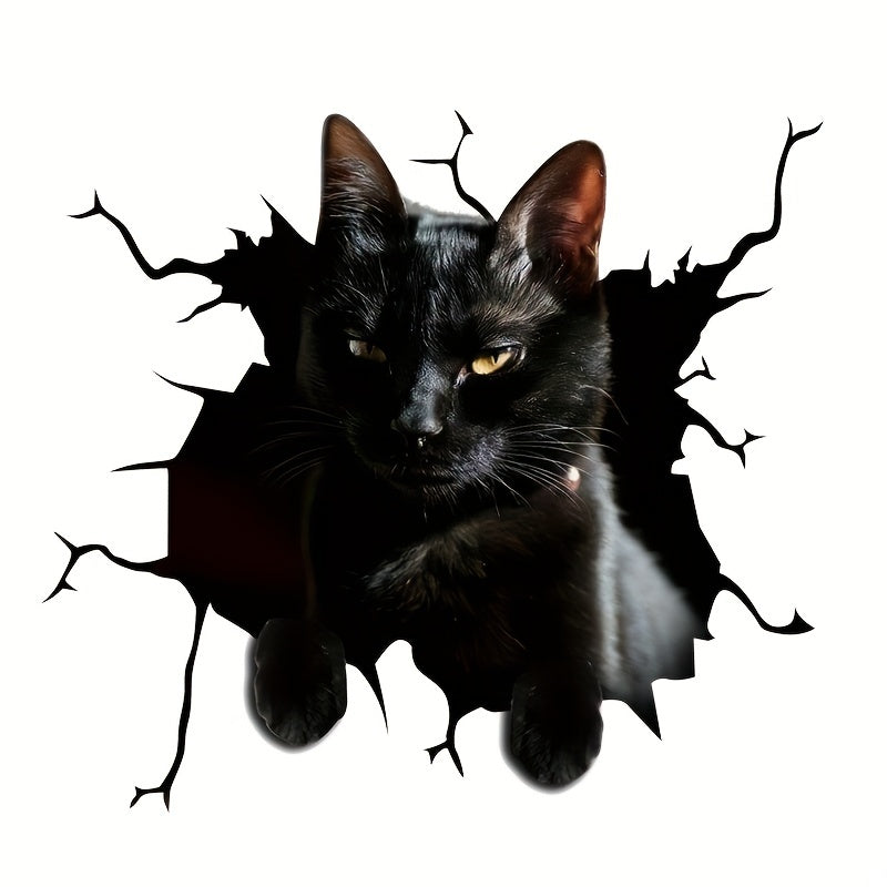 3D Cat Car Sticker Vinyl Waterproof Decal for Car Window Bumper
