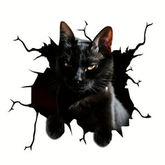 3D Cat Car Sticker Vinyl Waterproof Decal for Car Window Bumper