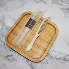 Travel Toothbrush 4Pcs Set Soft Toothbrush Comb Dental Shower Cap Razor