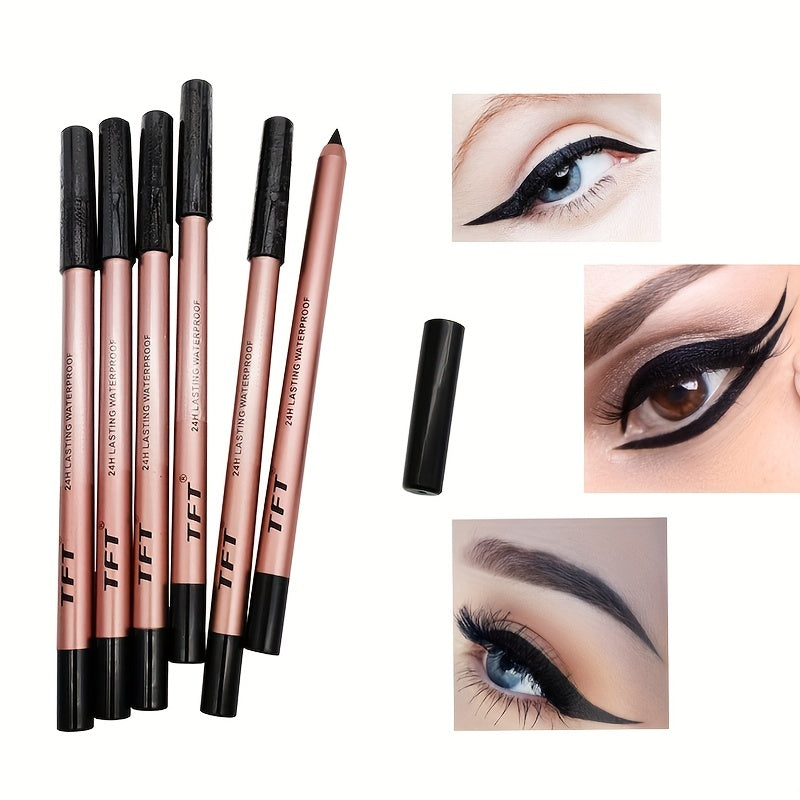 24H Liquid Eyeliner Pen Waterproof Smudge Proof Long Lasting