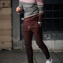 Men's Long Sleeve T-shirt & Sweatpants Set