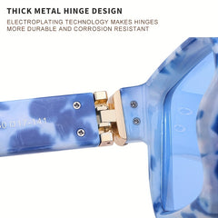 Mixed Artificial Diamond Rimmed Sunglasses for Outdoor