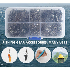 8 Shaped Ring Connectors for Fishing Gears & Metal Hooks