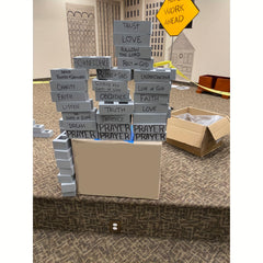 Joybond Classic Foam Cinder Blocks for Kids 5 Pcs