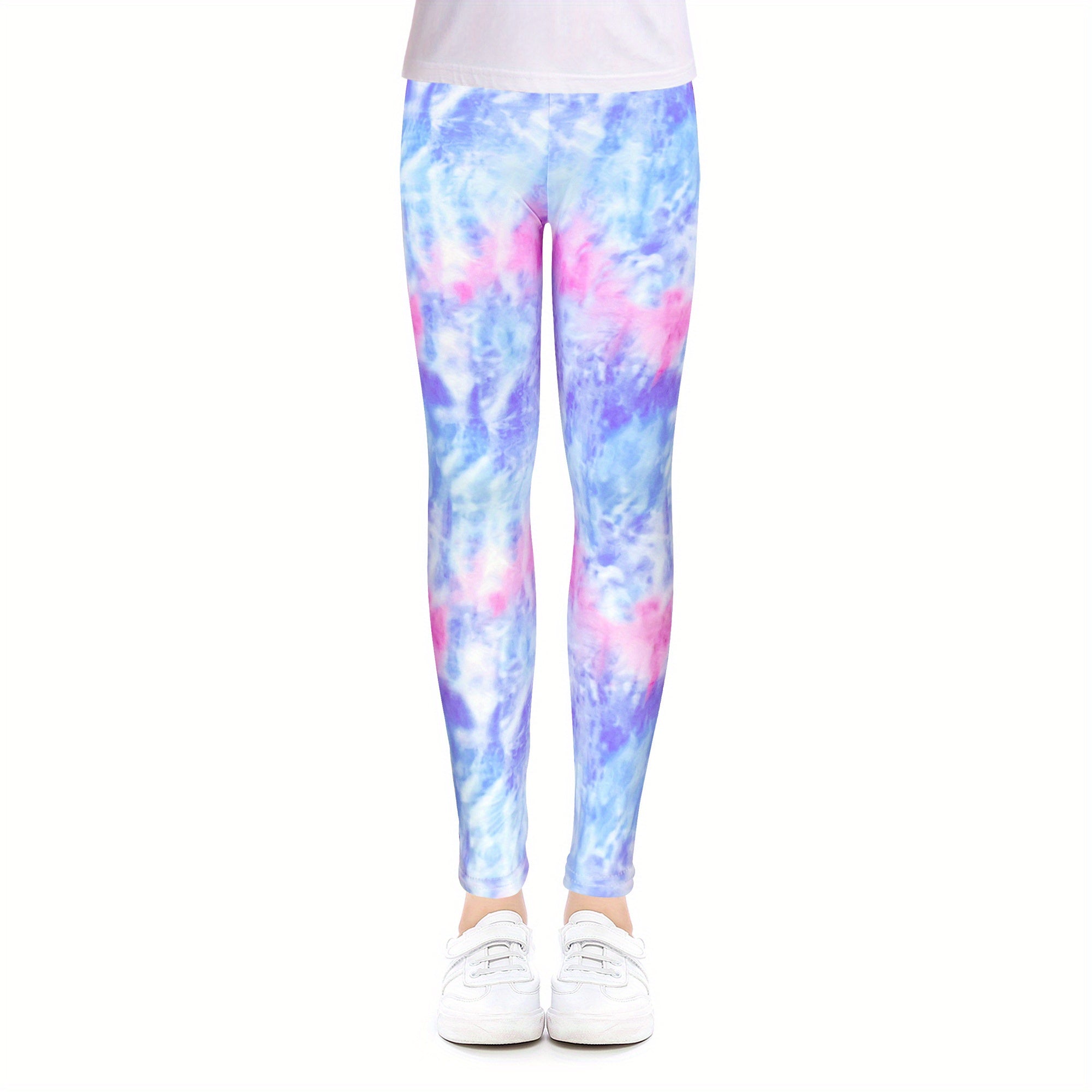 Girls Colorful Pantyhose Leggings Soft Yoga Pants 4-12 Yrs