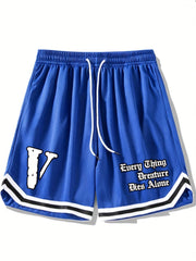 California 23 Striped Drawstring Shorts