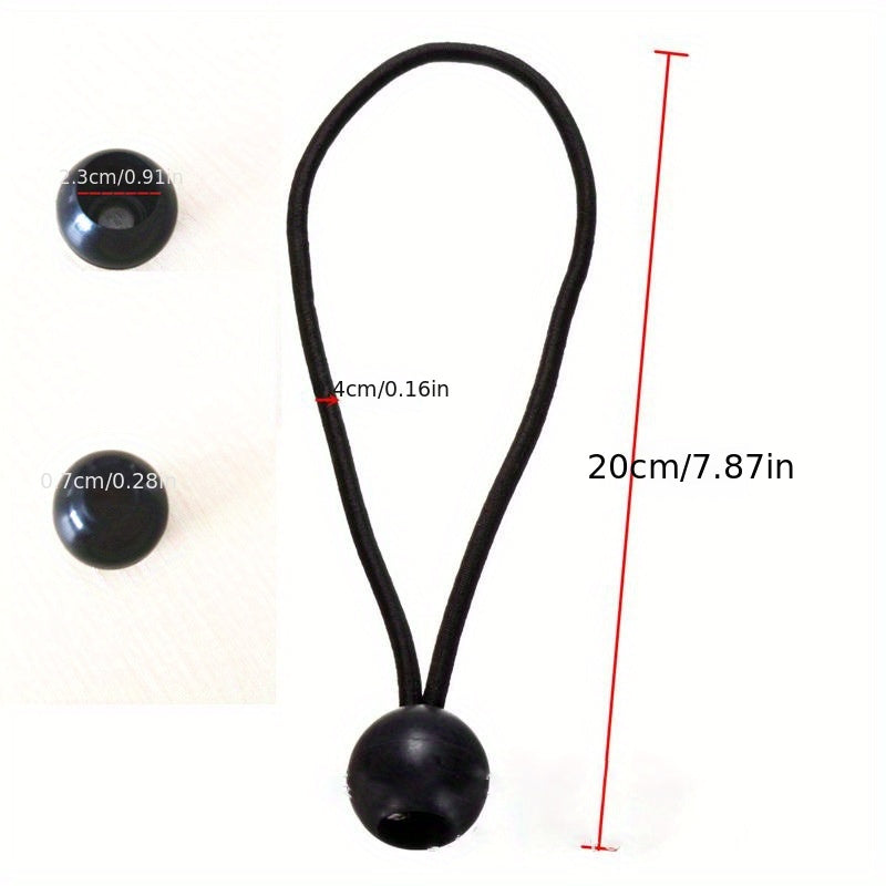 6pcs Elastic Ropes for Camping Hiking