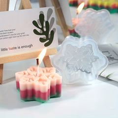 Christmas Snow Candle Silicone Mold Gypsum Aromatherapy Decoration