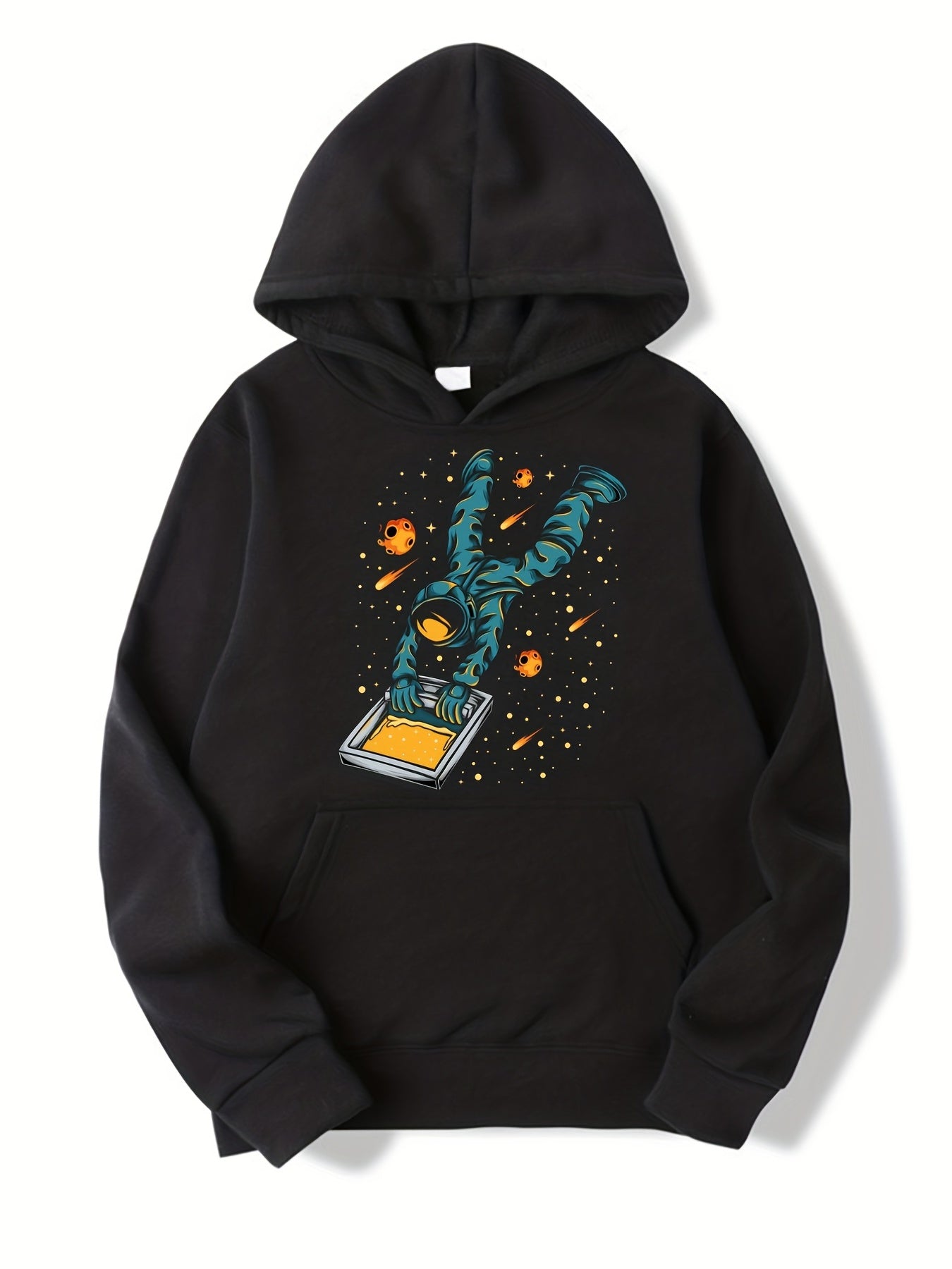 Astronaut Print Boys Hooded Sweatshirt