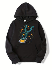 Astronaut Print Boys Hooded Sweatshirt