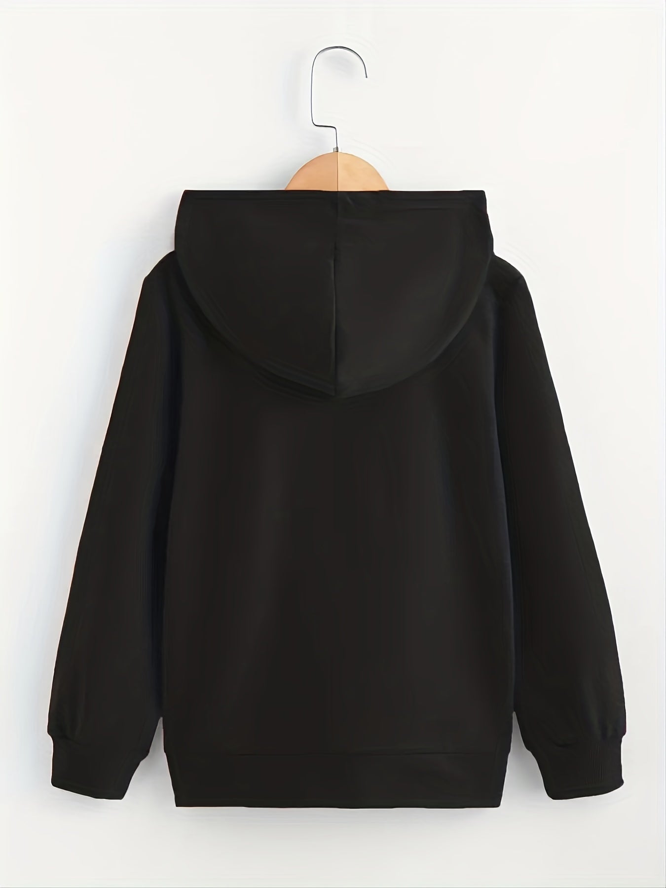 Teddy Bear Print Hoodie Boy's Casual Graphic Pullover Hoodie