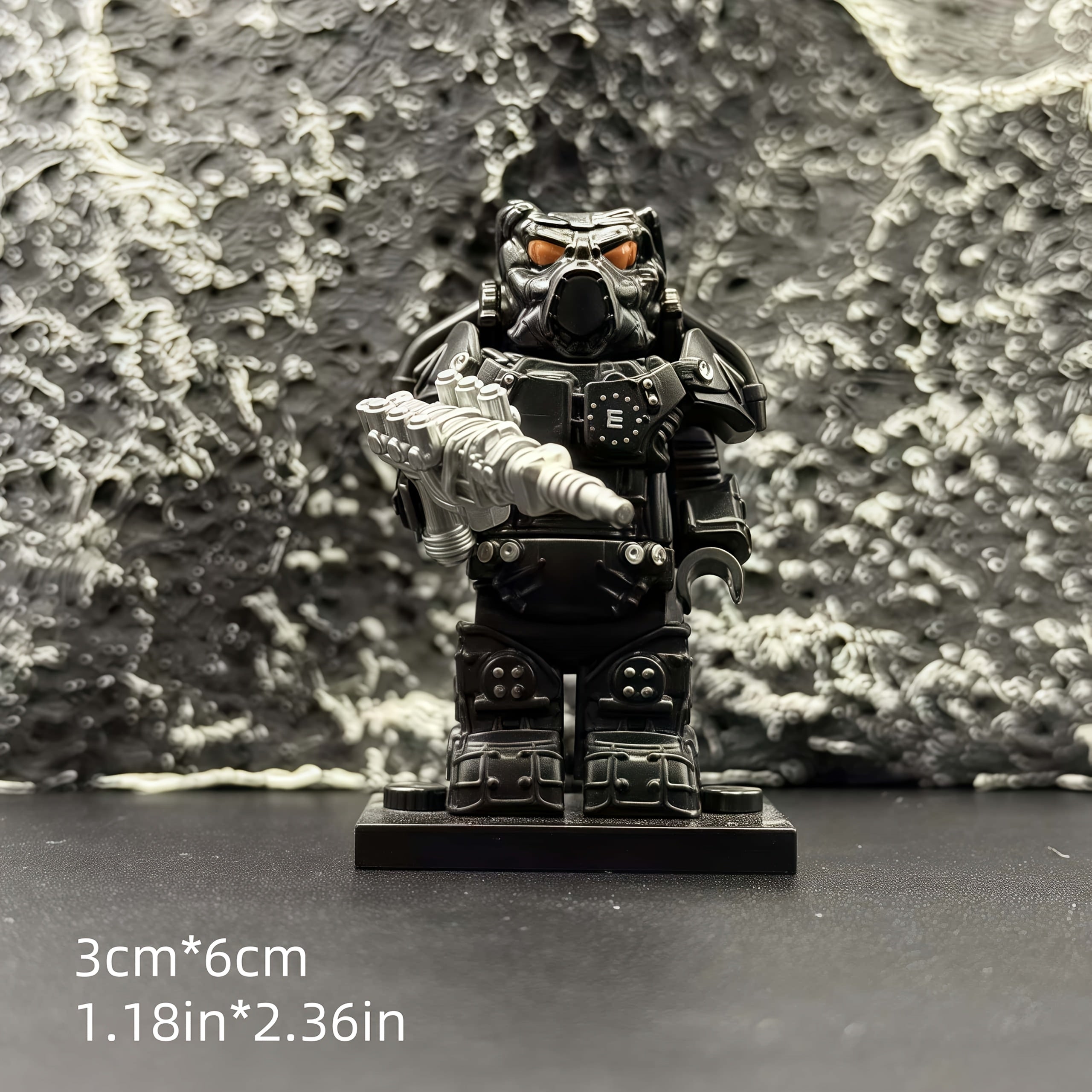 Power Suit Mech Brothers Club Building Model Figure