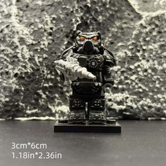 Power Suit Mech Brothers Club Building Model Figure