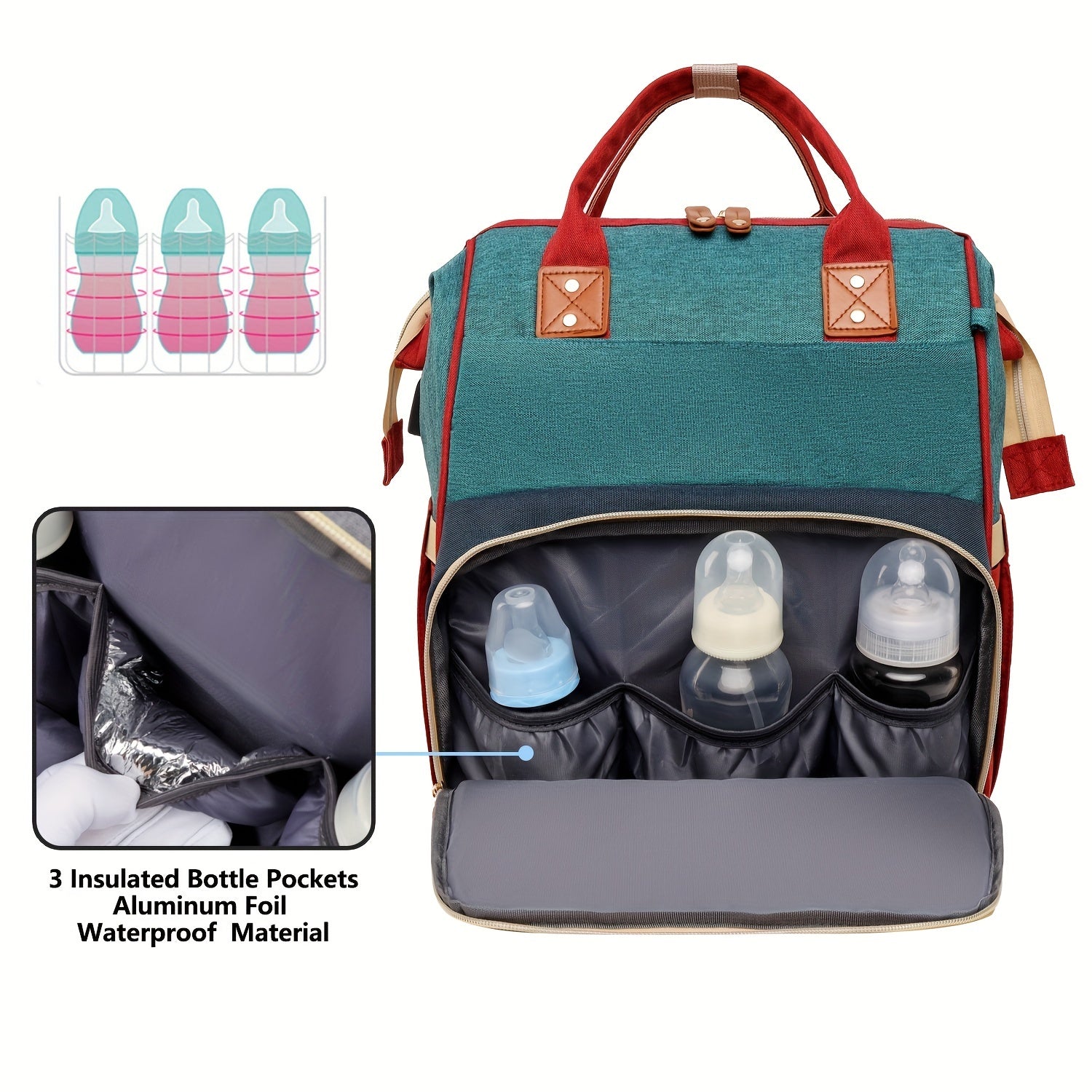 Diaper Bag Backpack Multifunction Baby Essentials Travel Bag