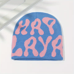 Y2K Hip Hop Candy Knitted Beanie Hat